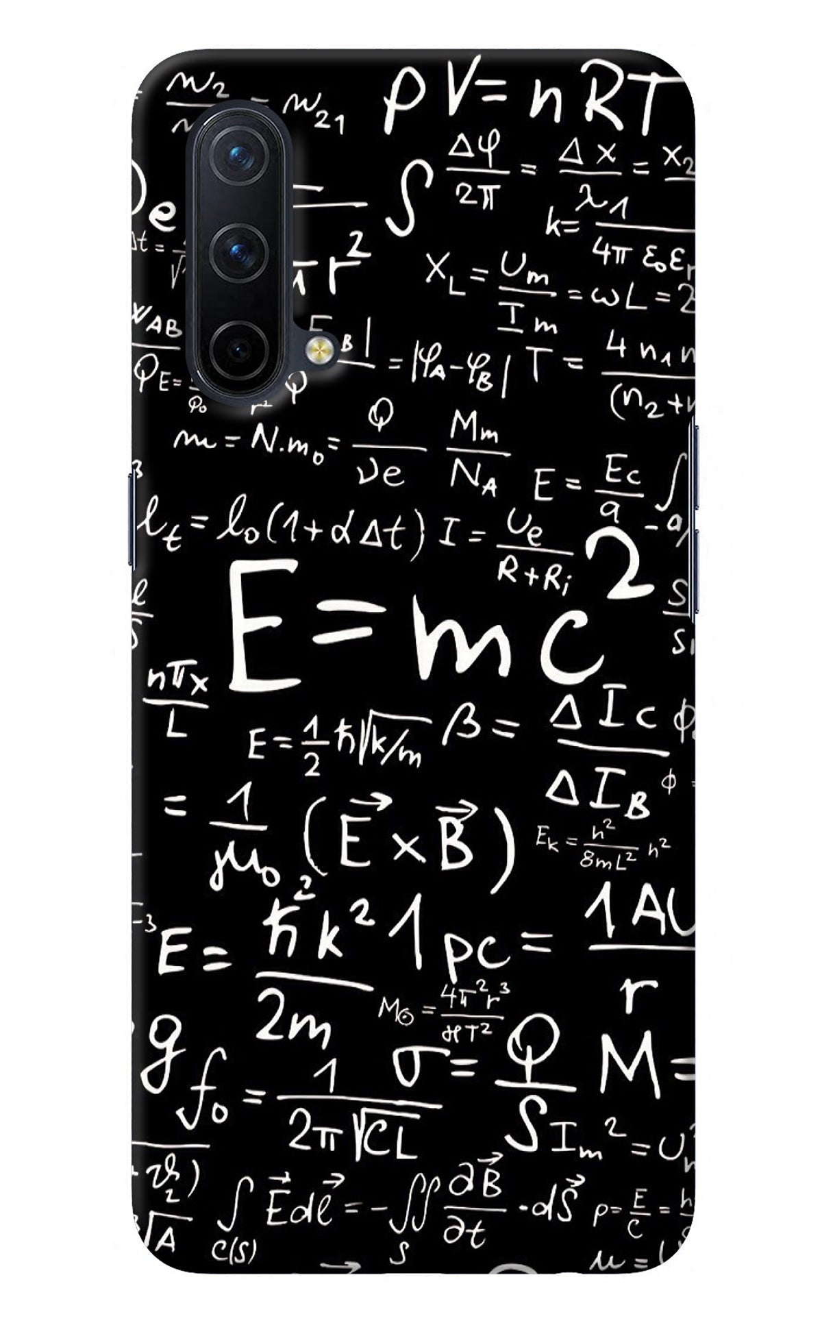 Physics Albert Einstein Formula Oneplus Nord CE 5G Back Cover