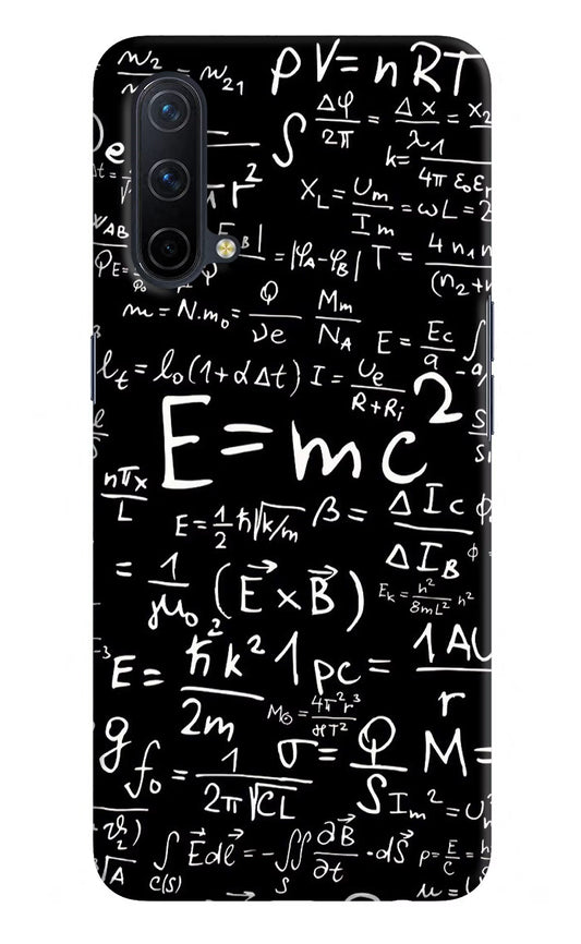 Physics Formula Oneplus Nord CE 5G Hard Case Back Cover by Casekaro