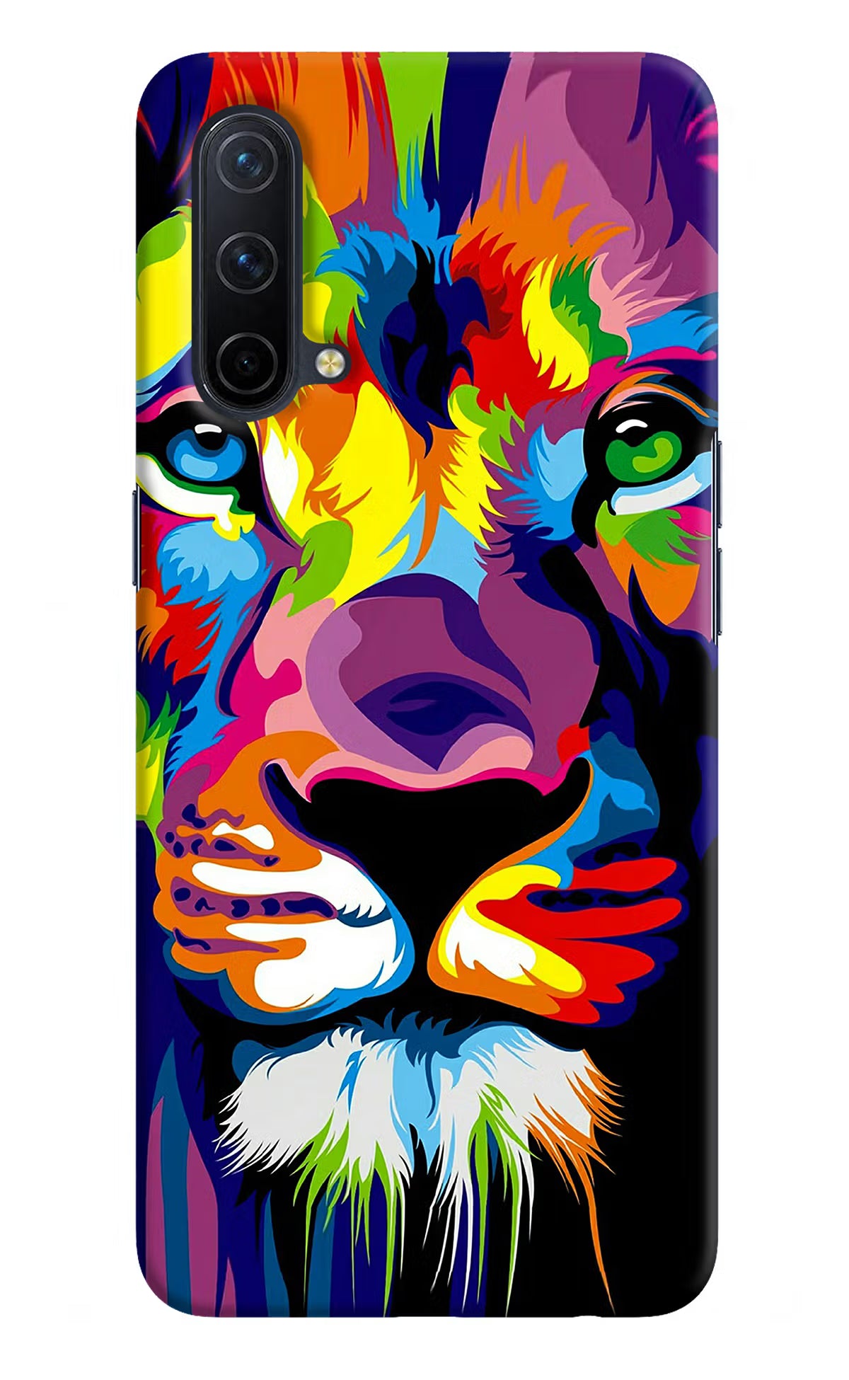 Lion Oneplus Nord CE 5G Hard Case Back Cover by Casekaro