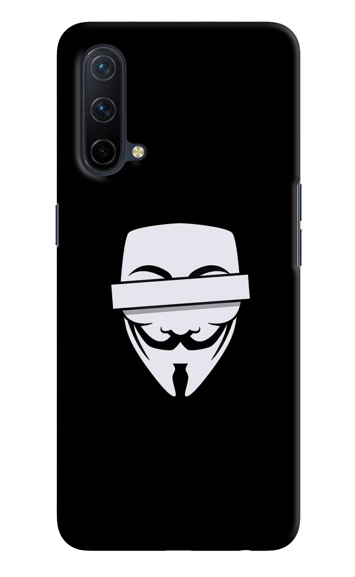 Anonymous Face Oneplus Nord CE 5G Hard Case Back Cover by Casekaro