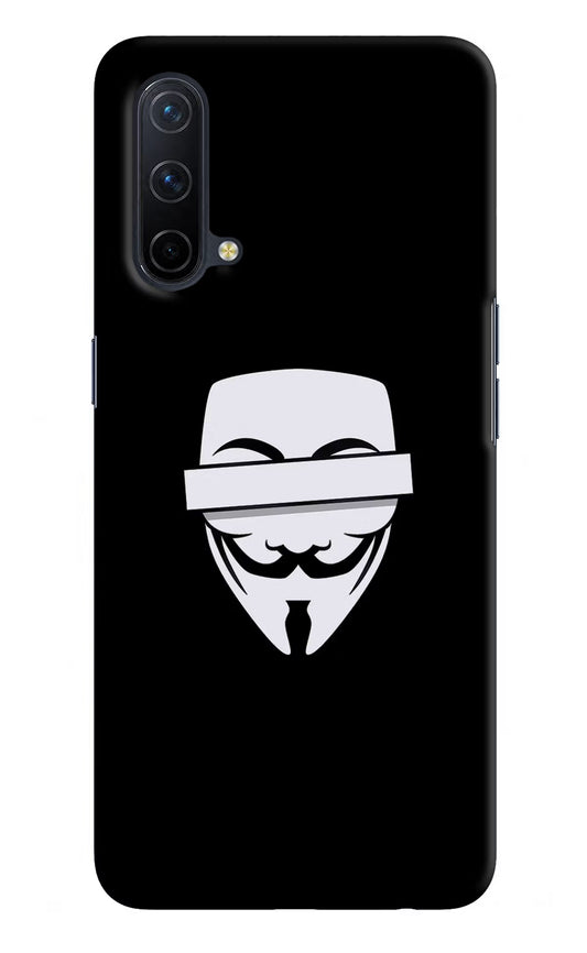 Anonymous Face Oneplus Nord CE 5G Hard Case Back Cover by Casekaro
