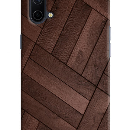 Wooden Texture Design Oneplus Nord CE 5G Hard Case Back Cover by Casekaro