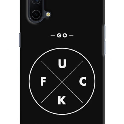 Go Fuck Yourself Oneplus Nord CE 5G Hard Case Back Cover by Casekaro