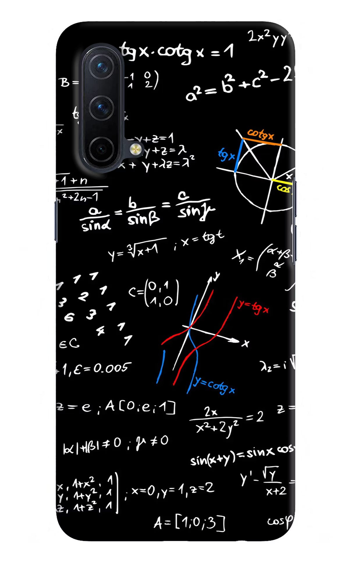 Mathematics Formula Oneplus Nord CE 5G Hard Case Back Cover by Casekaro