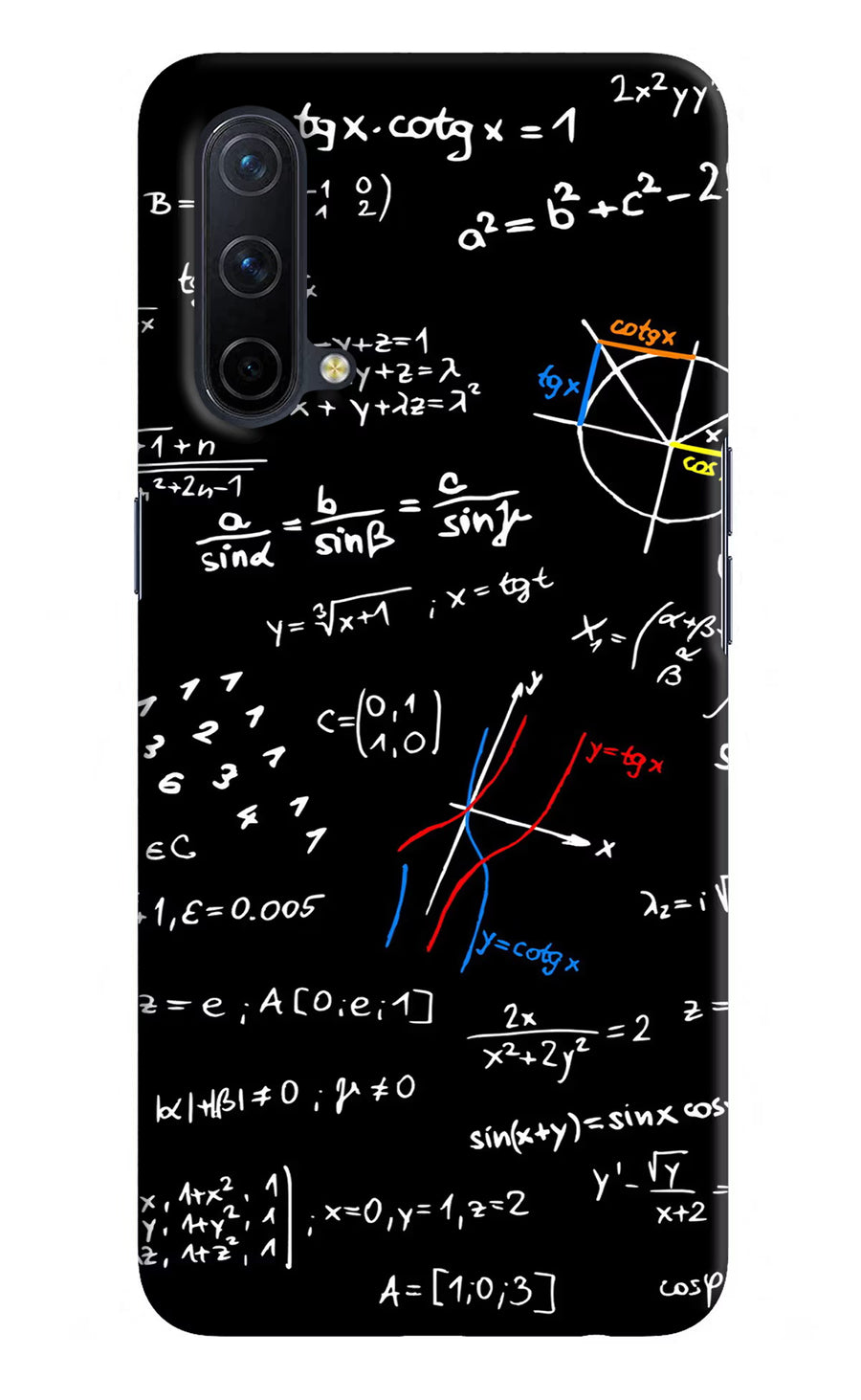Mathematics Formula Oneplus Nord CE 5G Back Cover, Hard case