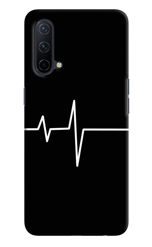 Heart Beats Oneplus Nord CE 5G Hard Case Back Cover by Casekaro