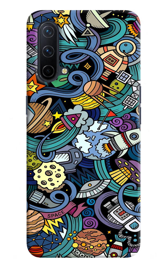 Space Abstract Oneplus Nord CE 5G Hard Case Back Cover by Casekaro