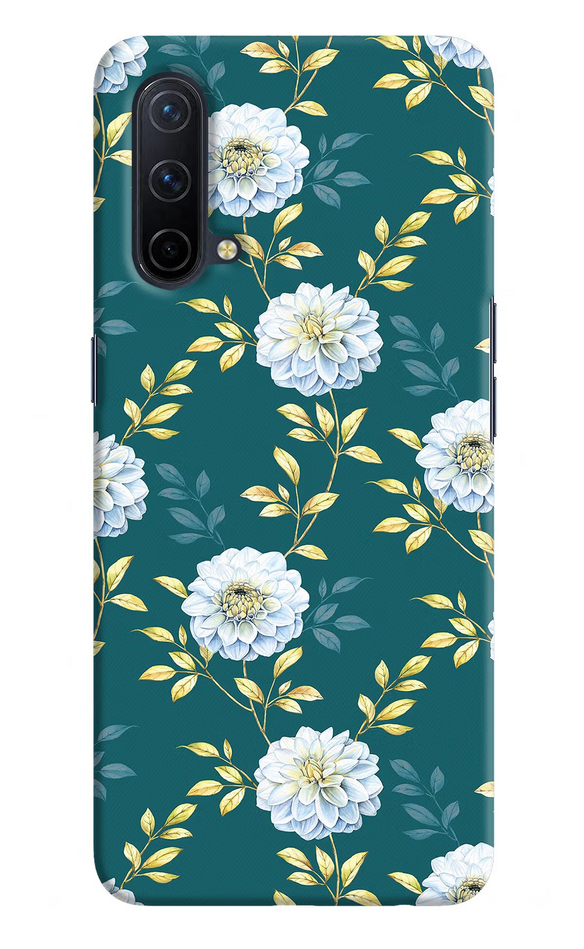 Flowers Oneplus Nord CE 5G Hard Case Back Cover by Casekaro