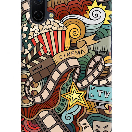 Cinema Abstract Oneplus Nord CE 5G Hard Case Back Cover by Casekaro