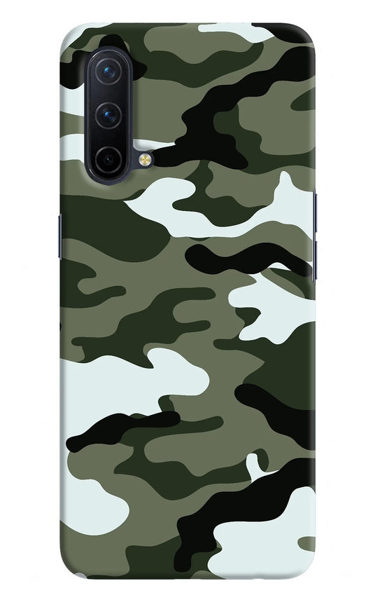 Camouflage Oneplus Nord CE 5G Hard Case Back Cover by Casekaro