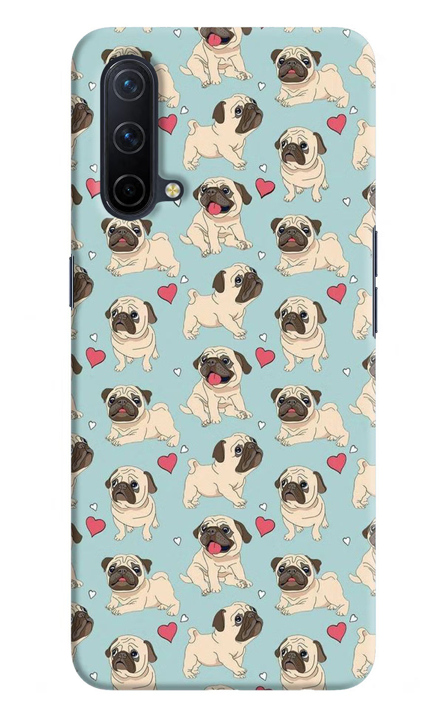 Pug Dog Oneplus Nord CE 5G Back Cover, Hard case