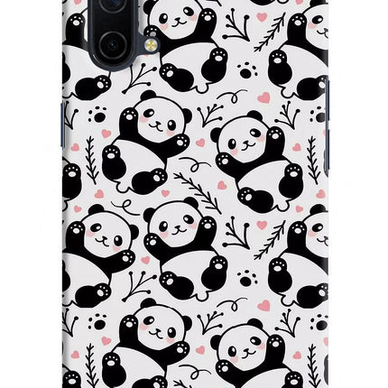 Cute Panda Oneplus Nord CE 5G Hard Case Back Cover by Casekaro