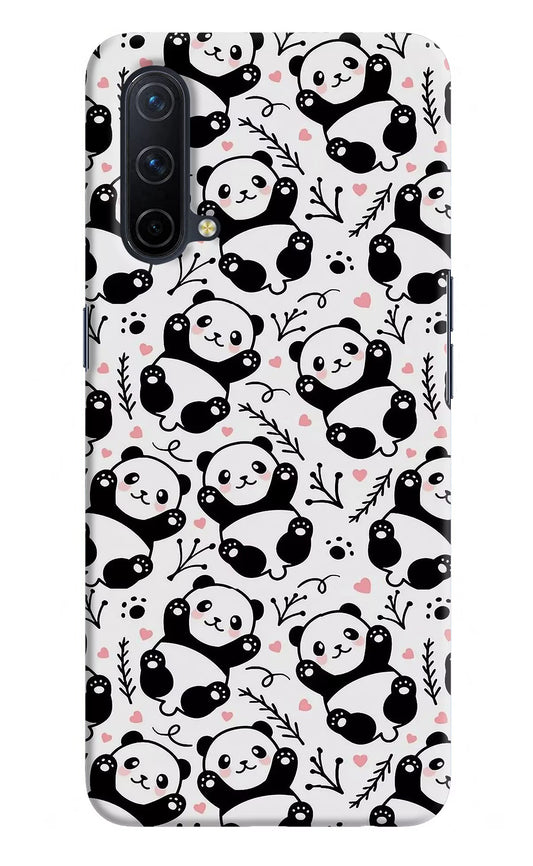 Cute Panda Oneplus Nord CE 5G Hard Case Back Cover by Casekaro