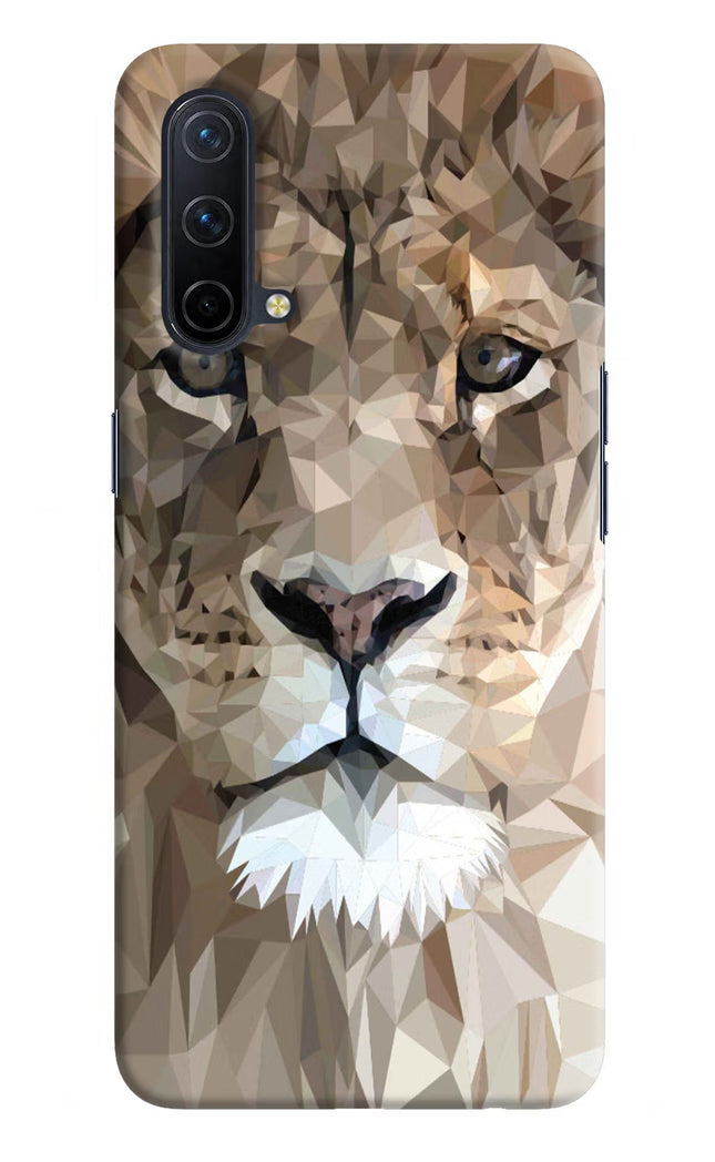Lion Art Oneplus Nord CE 5G Hard Case Back Cover by Casekaro