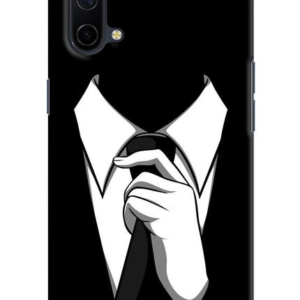 Black Tie Oneplus Nord CE 5G Hard Case Back Cover by Casekaro