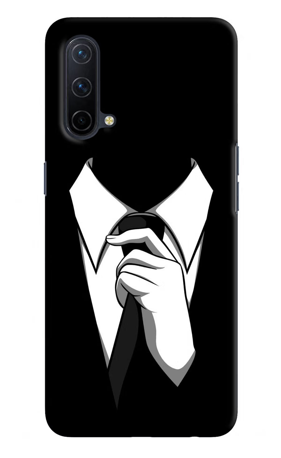Black Tie Oneplus Nord CE 5G Back Cover, Hard case