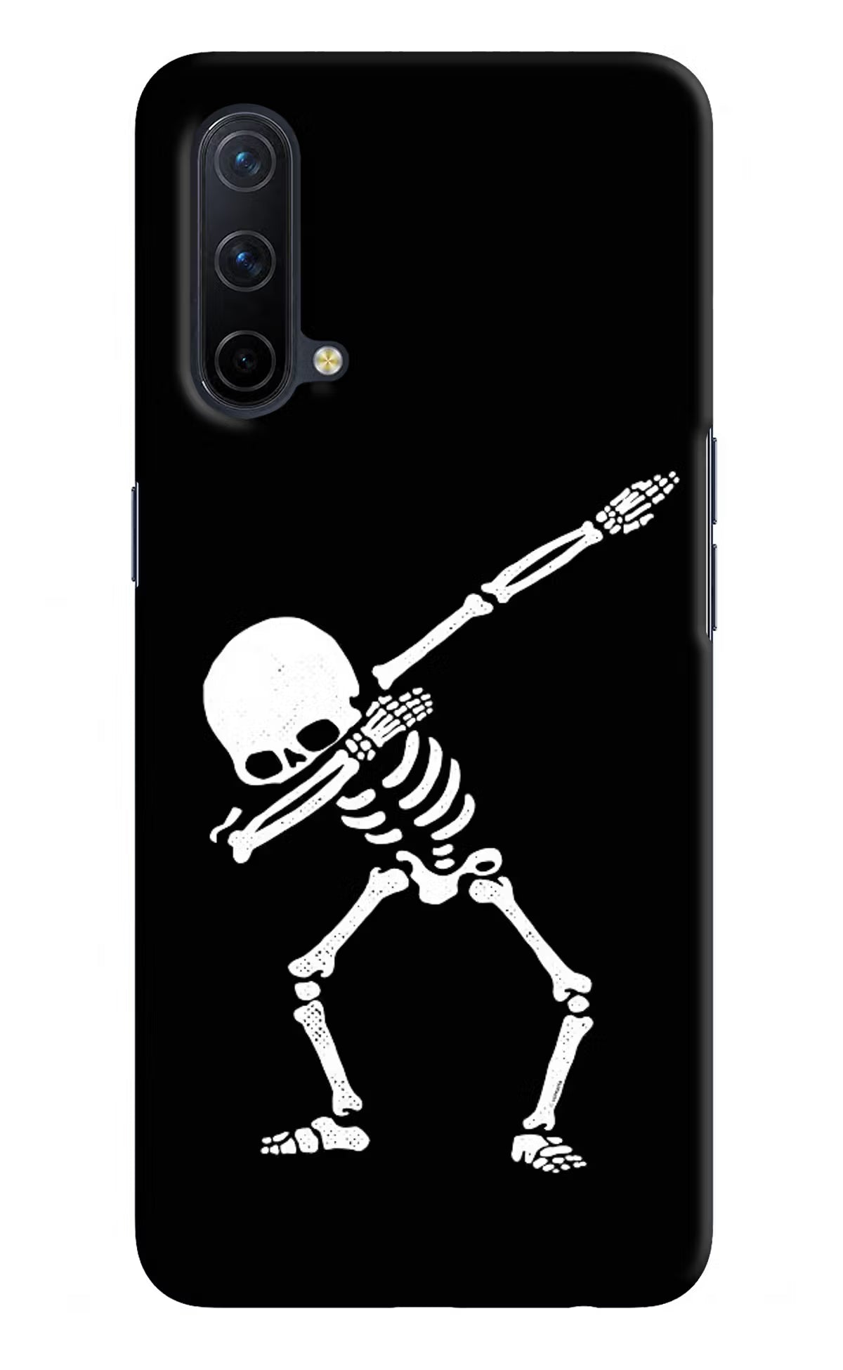 Dabbing Skeleton Art Oneplus Nord CE 5G Hard Case Back Cover by Casekaro