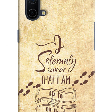 I Solemnly swear that i up to no good Oneplus Nord CE 5G Hard Case Back Cover by Casekaro