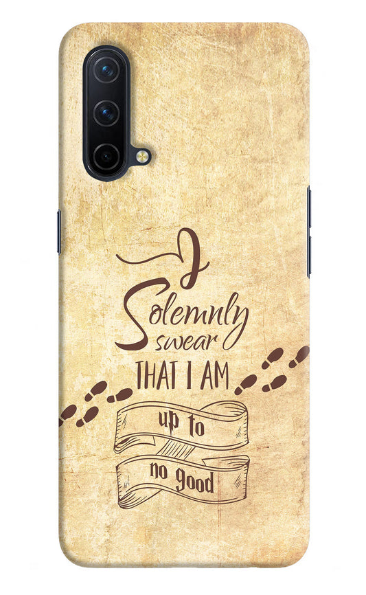 I Solemnly swear that i up to no good Oneplus Nord CE 5G Hard Case Back Cover by Casekaro