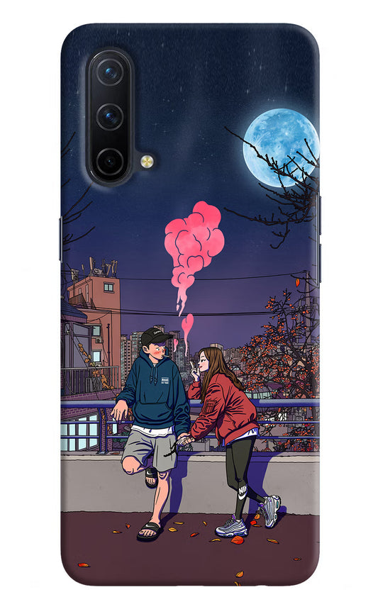 Chilling Couple Oneplus Nord CE 5G Hard Case Back Cover by Casekaro