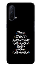 FRIENDS Dialogue Oneplus Nord CE 5G Hard Case Back Cover by Casekaro