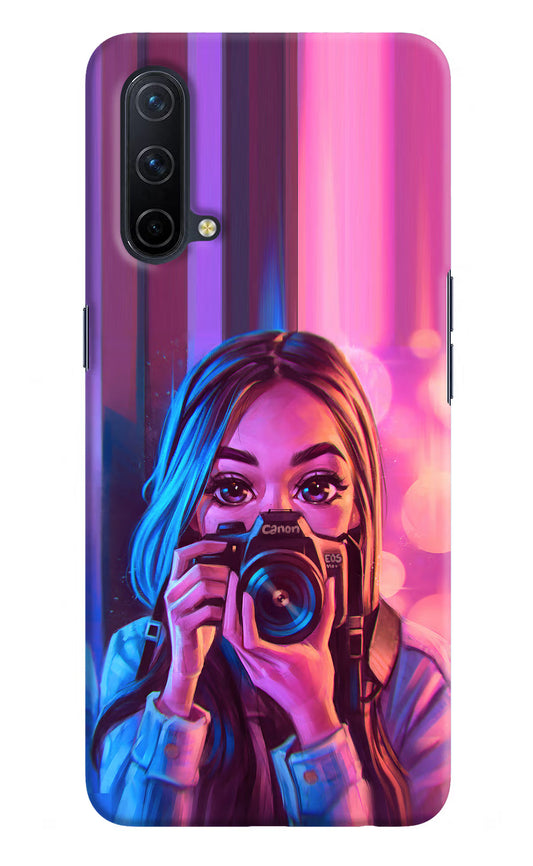 Girl Photographer Oneplus Nord CE 5G Hard Case Back Cover by Casekaro