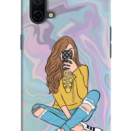 Selfie Girl Oneplus Nord CE 5G Hard Case Back Cover by Casekaro