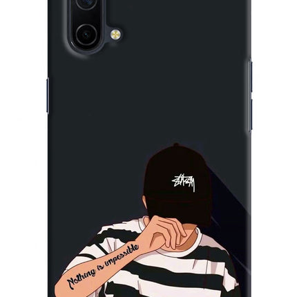 Aesthetic Boy Oneplus Nord CE 5G Hard Case Back Cover by Casekaro