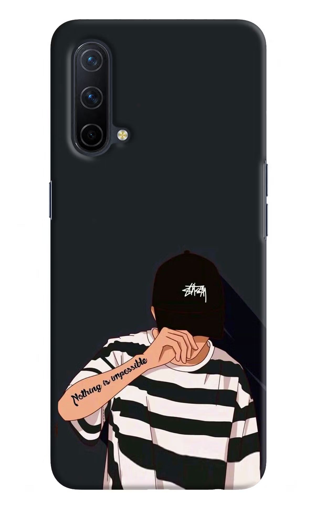 Aesthetic Boy Oneplus Nord CE 5G Hard Case Back Cover by Casekaro