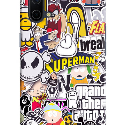 Sticker Bomb Oneplus Nord CE 5G Hard Case Back Cover by Casekaro