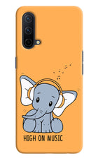 High On Music Oneplus Nord CE 5G Hard Case Back Cover by Casekaro
