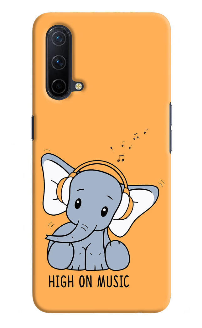High On Music Oneplus Nord CE 5G Hard Case Back Cover by Casekaro