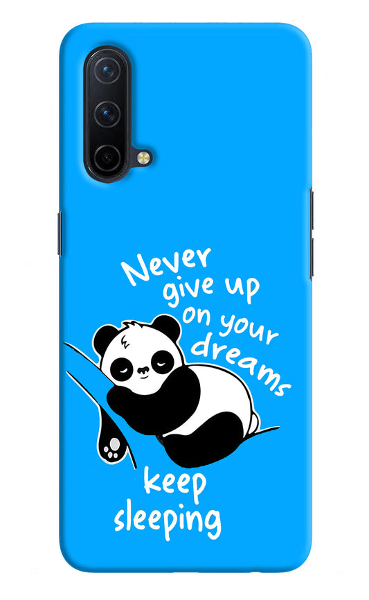 Keep Sleeping Oneplus Nord CE 5G Hard Case Back Cover by Casekaro