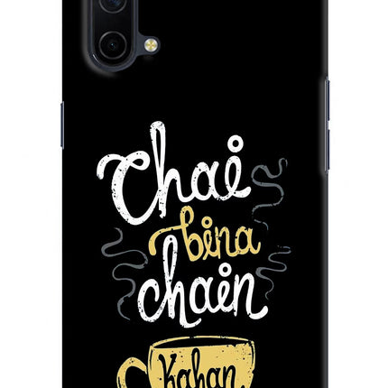 Chai Bina Chain Kaha Re Oneplus Nord CE 5G Hard Case Back Cover by Casekaro