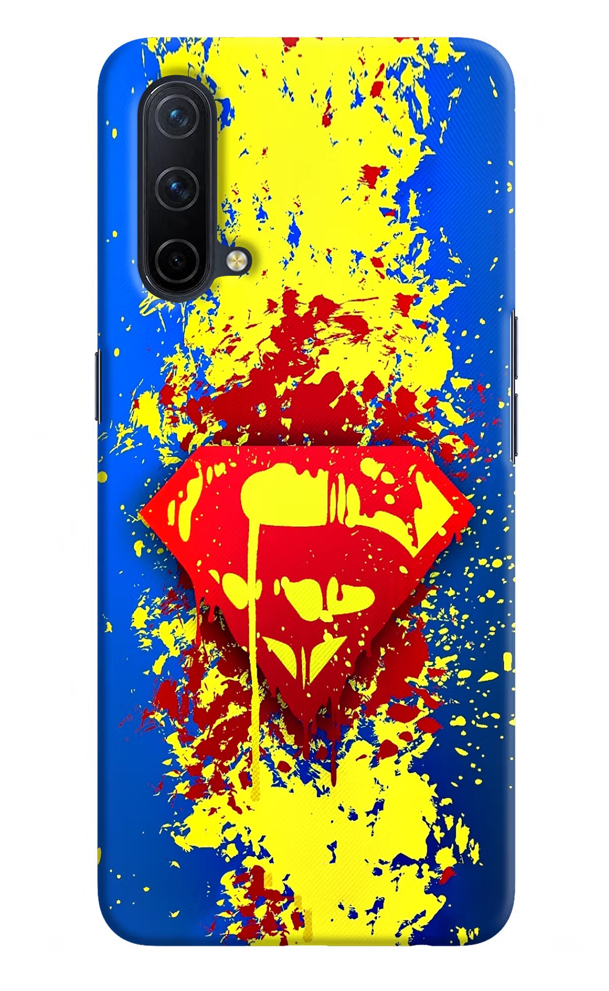 Superman logo Oneplus Nord CE 5G Hard Case Back Cover by Casekaro