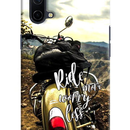 Ride More Worry Less Oneplus Nord CE 5G Hard Case Back Cover by Casekaro