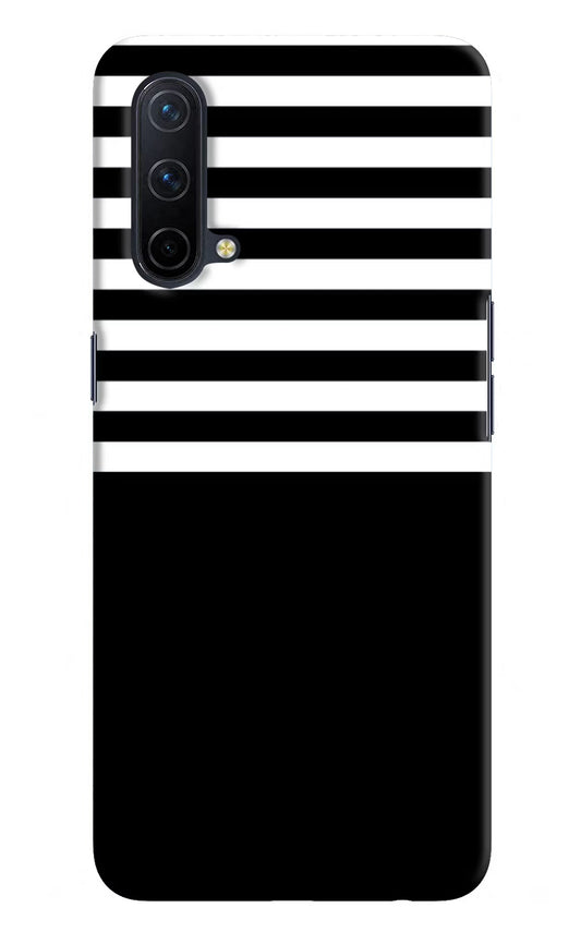 Black and White Print Oneplus Nord CE 5G Hard Case Back Cover by Casekaro