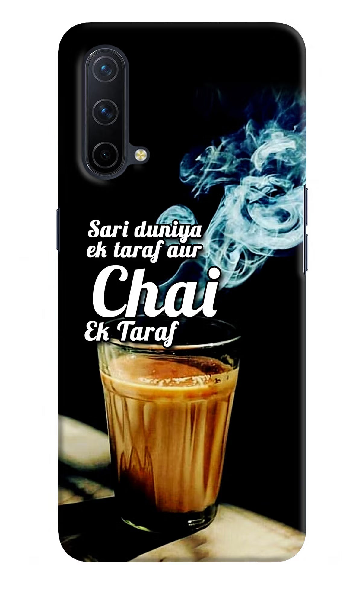 Chai Ek Taraf Quote Oneplus Nord CE 5G Hard Case Back Cover by Casekaro