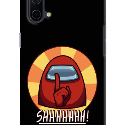 Among Us Shhh! Oneplus Nord CE 5G Hard Case Back Cover by Casekaro