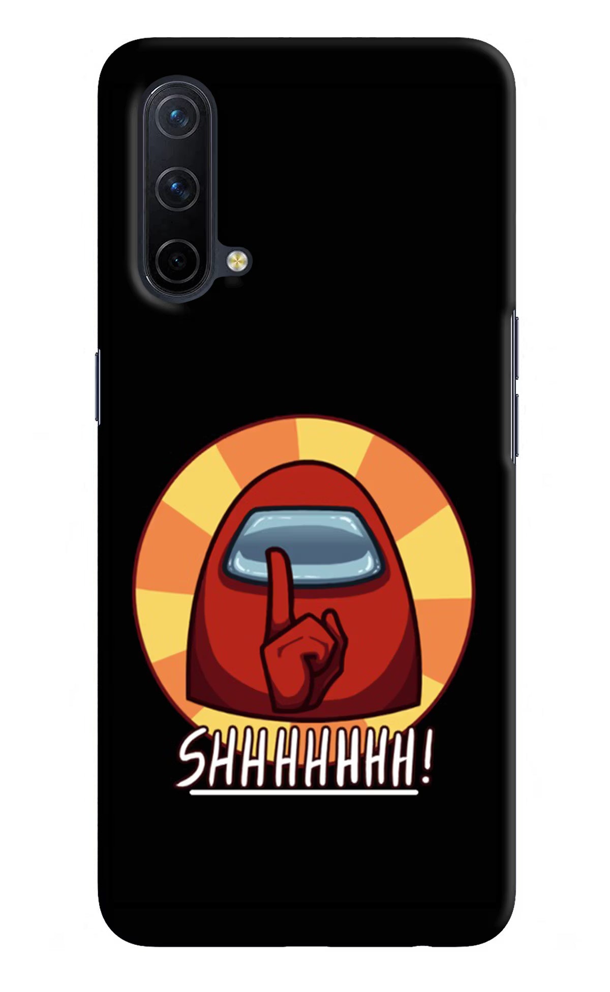 Among Us Shhh! Oneplus Nord CE 5G Hard Case Back Cover by Casekaro