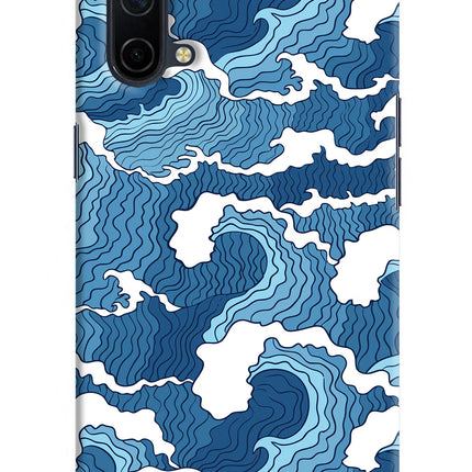 Blue Waves Oneplus Nord CE 5G Hard Case Back Cover by Casekaro