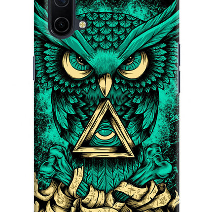 Green Owl Oneplus Nord CE 5G Hard Case Back Cover by Casekaro