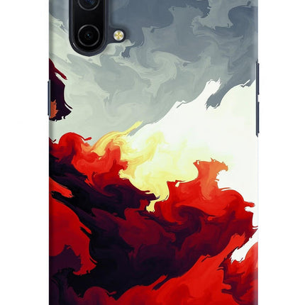 Fire Cloud Oneplus Nord CE 5G Hard Case Back Cover by Casekaro