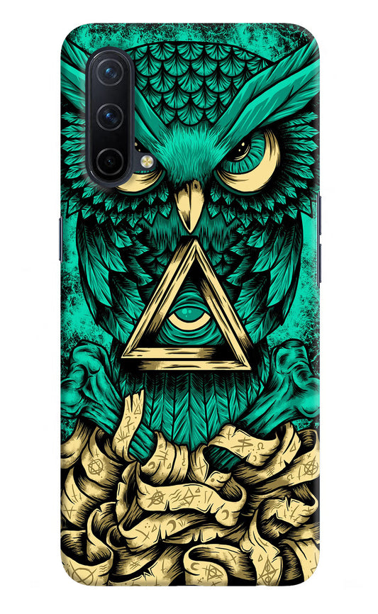 Green Owl Oneplus Nord CE 5G Hard Case Back Cover by Casekaro