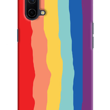Rainbow Oneplus Nord CE 5G Hard Case Back Cover by Casekaro