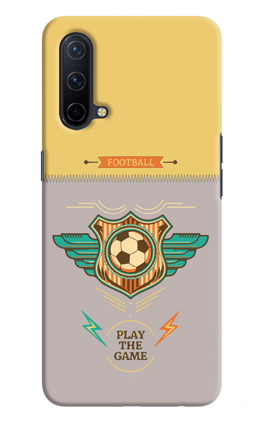 Football Oneplus Nord CE 5G Hard Case Back Cover by Casekaro