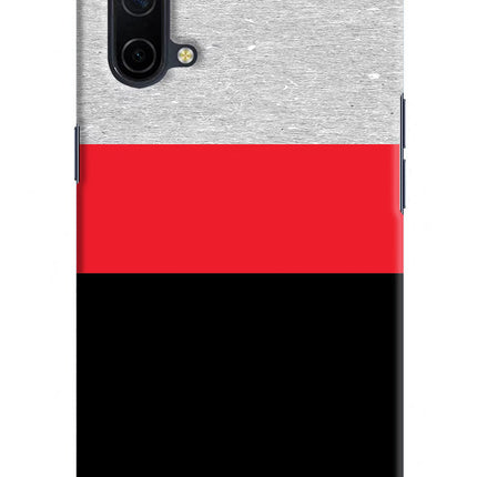 Tri Color Pattern Oneplus Nord CE 5G Hard Case Back Cover by Casekaro
