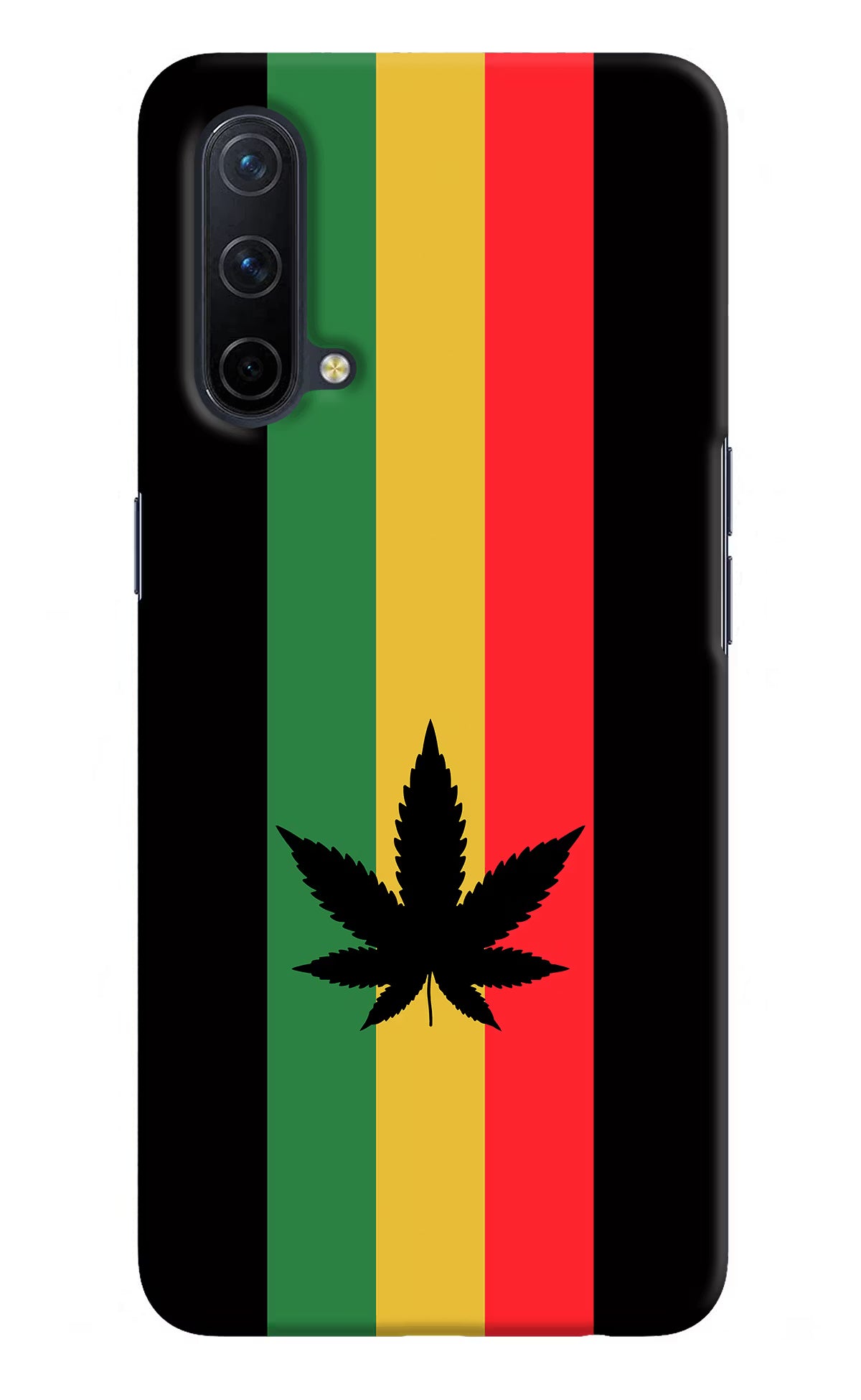 Weed Flag Oneplus Nord CE 5G Hard Case Back Cover by Casekaro