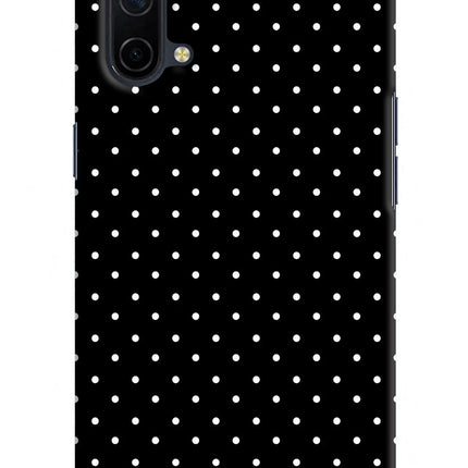 White Dots Oneplus Nord CE 5G Hard Case Back Cover by Casekaro