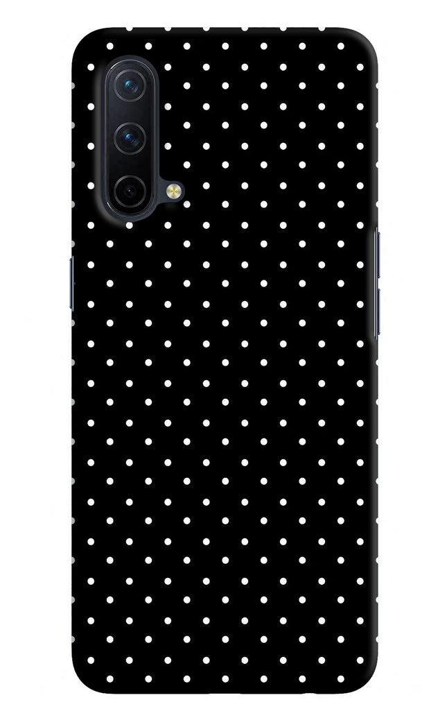 White Dots Oneplus Nord CE 5G Hard Case Back Cover by Casekaro